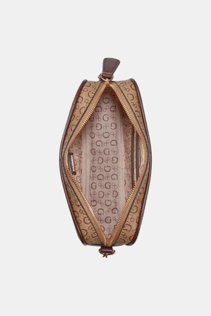 Danica Mini Crossbody Top Zip Bag - Dark Brown