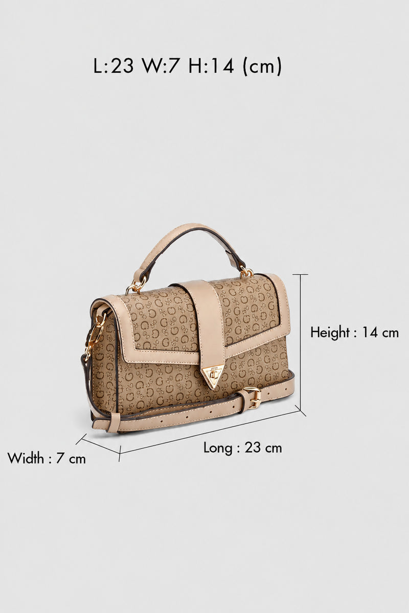 Rosetta Top Handle Bag - Stone