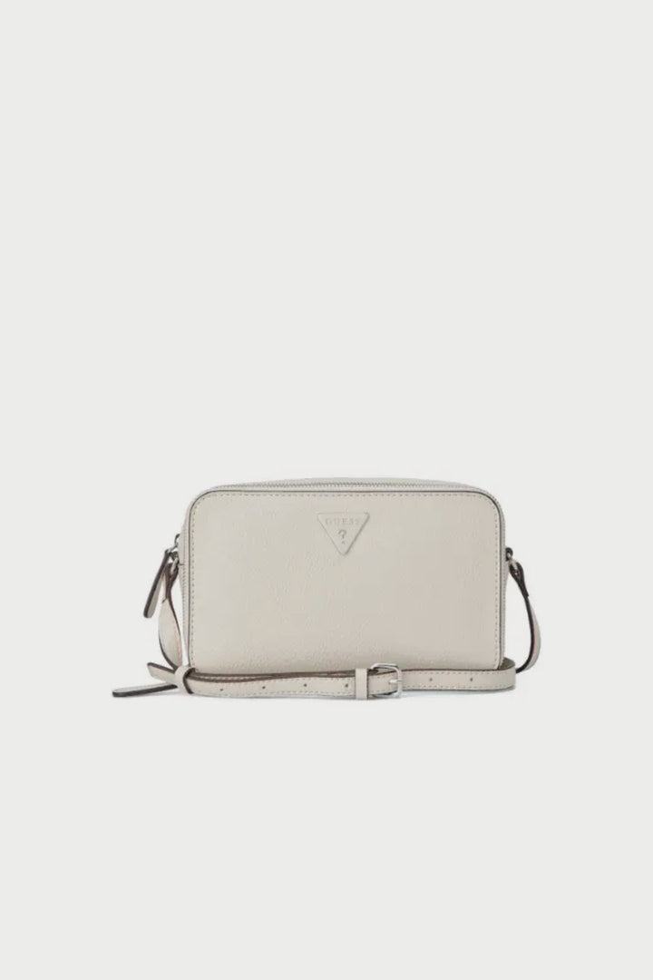 Lisa Mini Double Zip Crossbody Bag - Stone