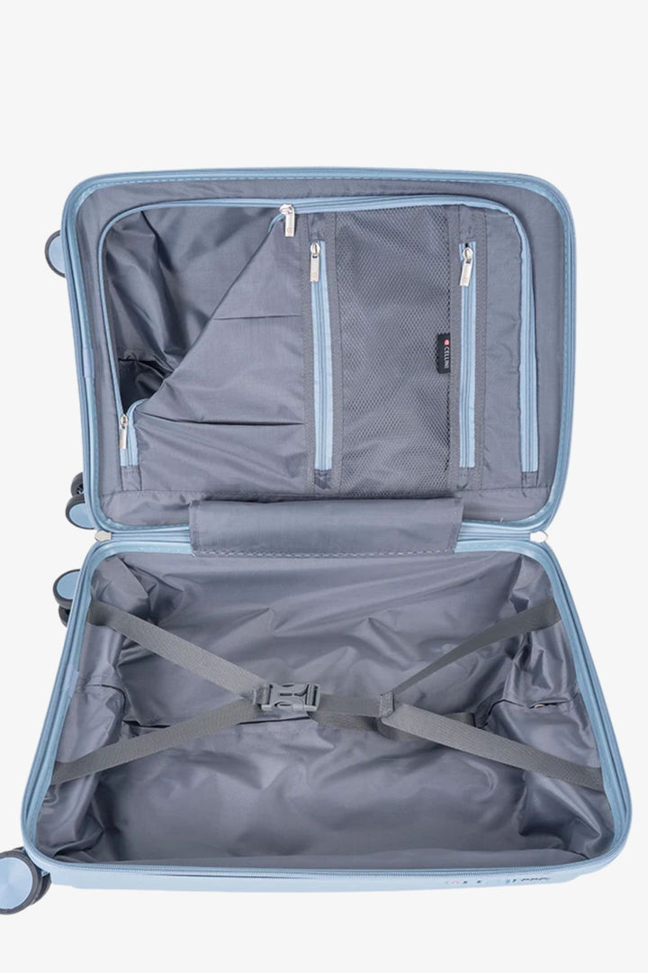3 Piece Luggage Set - Light Blue