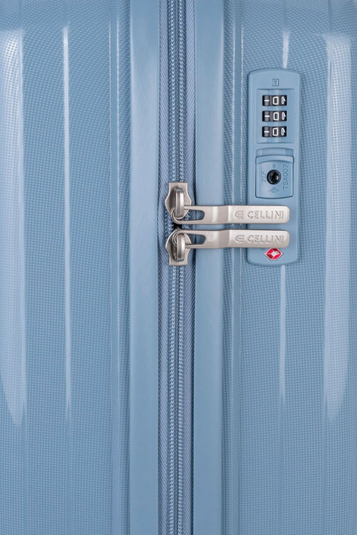 3 Piece Luggage Set - Light Blue