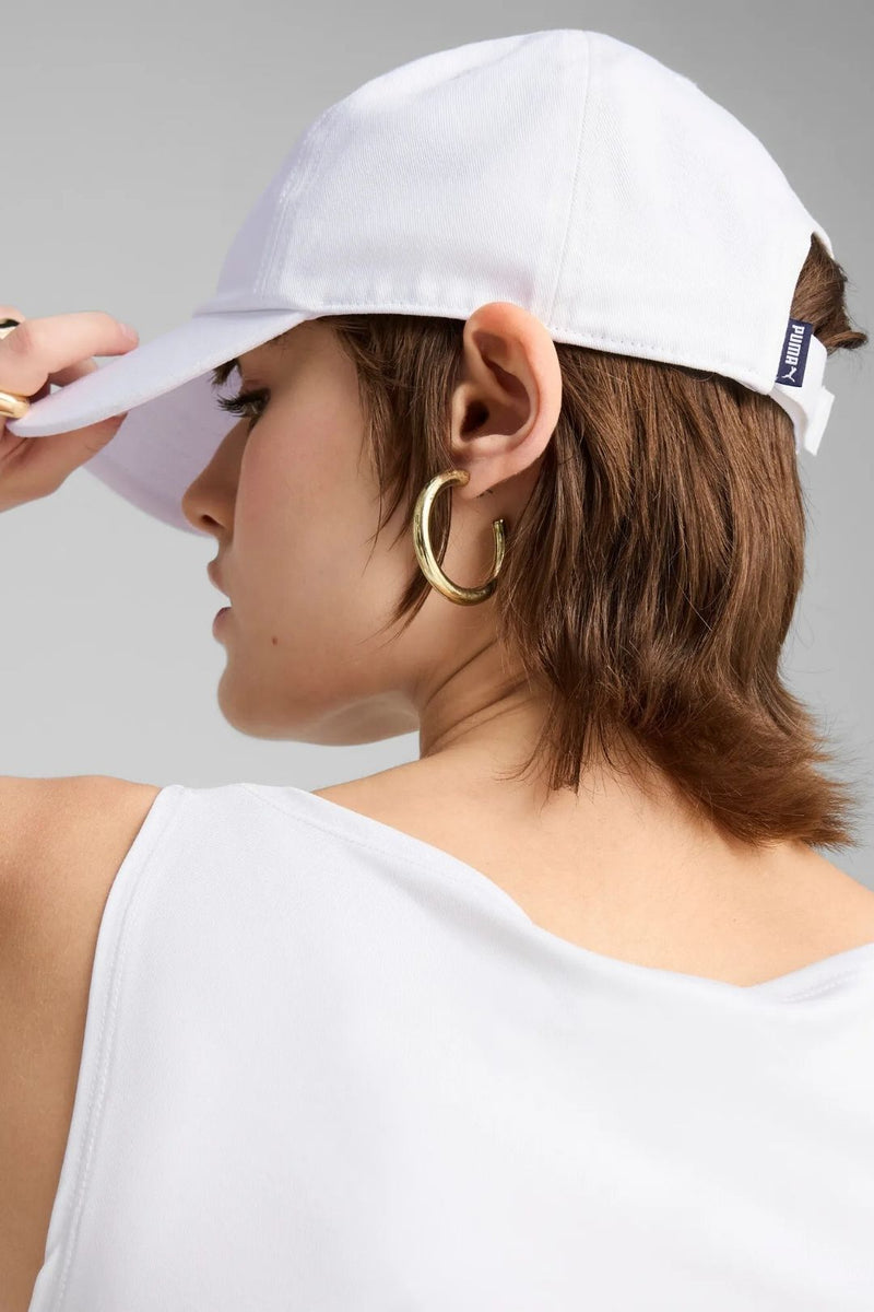 Essential No. 1 Logo Patch Baseball Cap - White