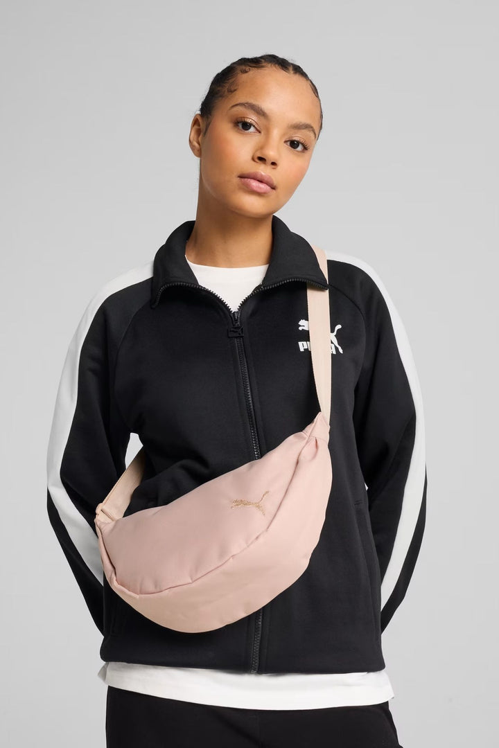 Her Half Moon Bag - Rose