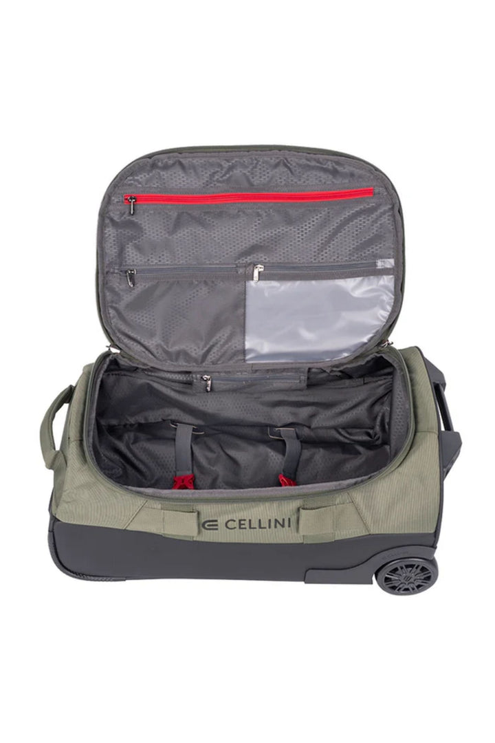 Venture Carry On Trolley Duffle - Fatigue Green