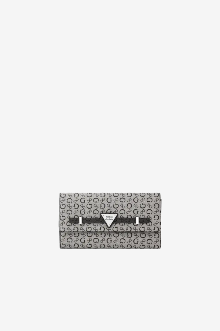 Aria Flap Clutch Purse - Black