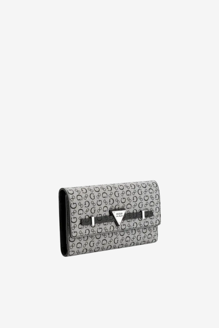 Aria Flap Clutch Purse - Black