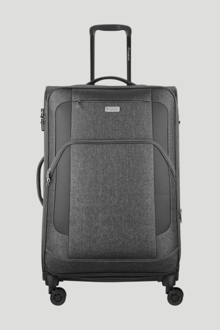 Aurora 4-Wheel Spinner Suitcase - Grey Melange