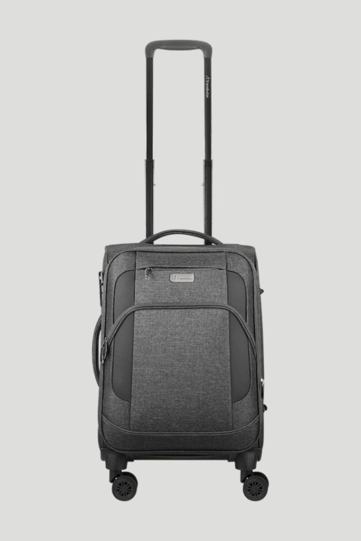Aurora 4-Wheel Spinner Suitcase - Grey Melange
