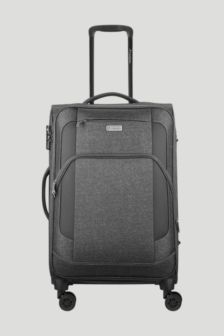 Aurora 4-Wheel Spinner Suitcase - Grey Melange
