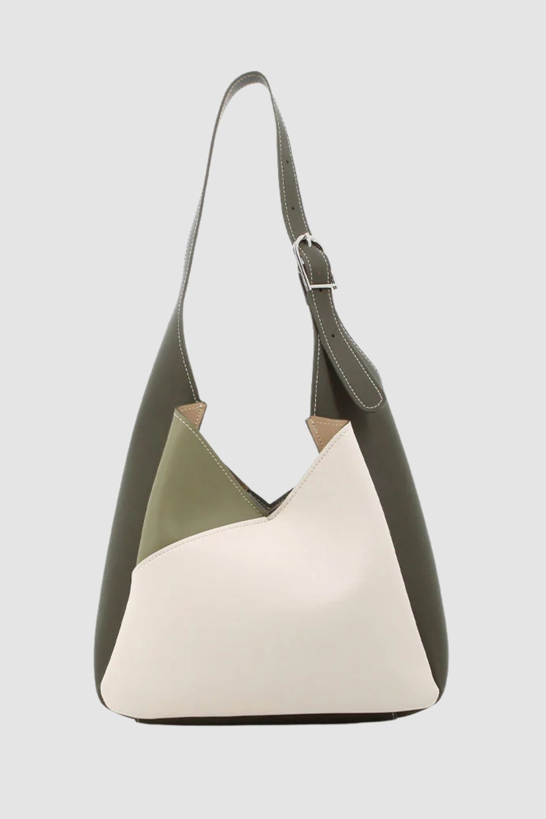 Noemie Colourblock Bag - Green