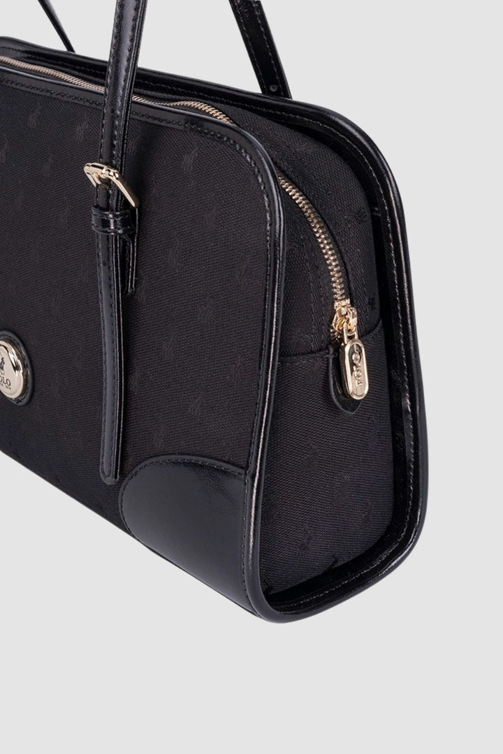 Jacquard E/W Shopper Bag - Black