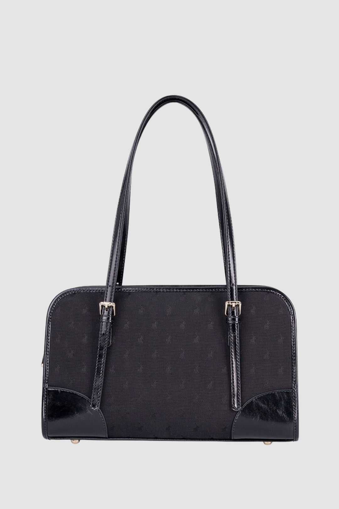 Jacquard E/W Shopper Bag - Black