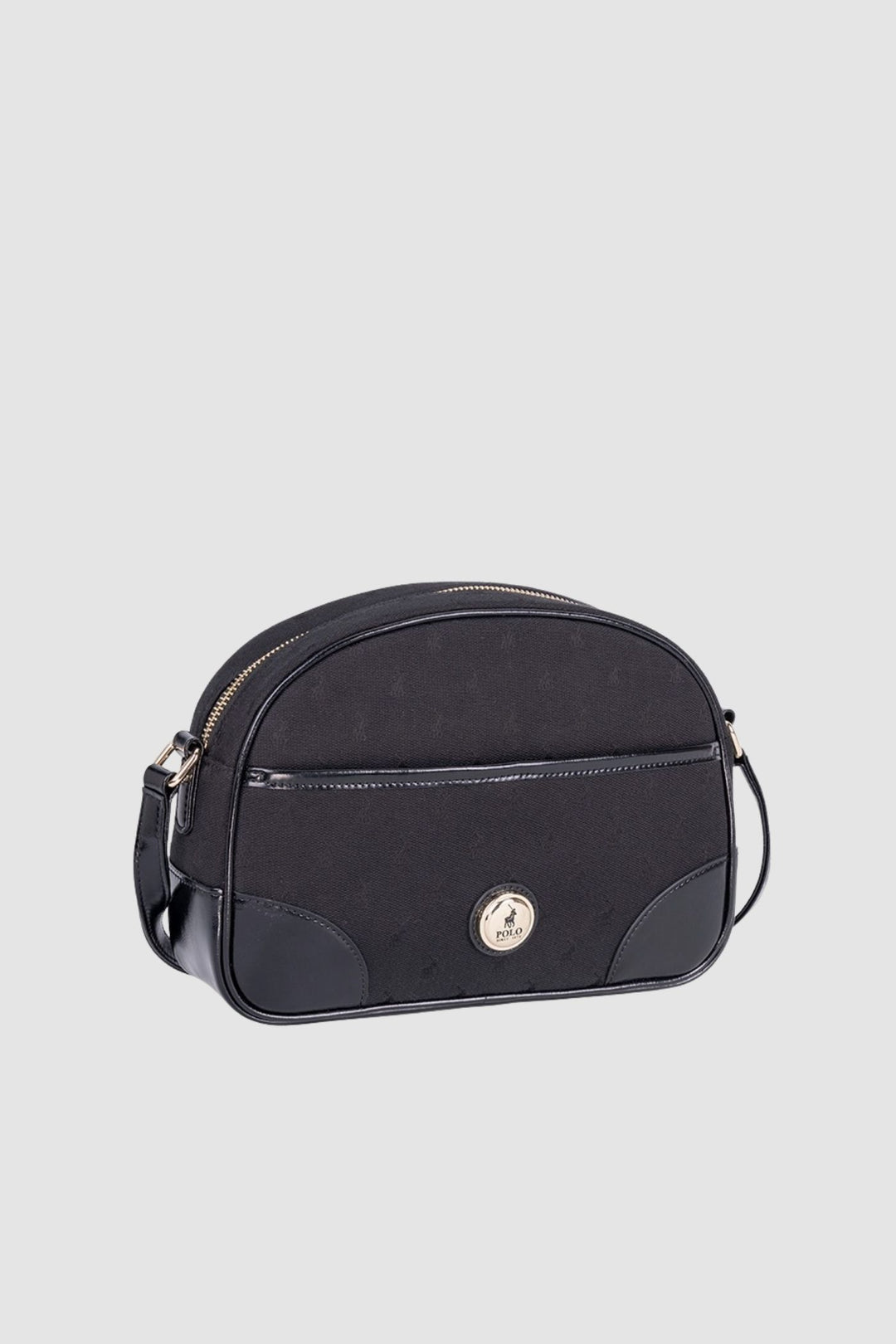 Jacquard Sling Bag - Black
