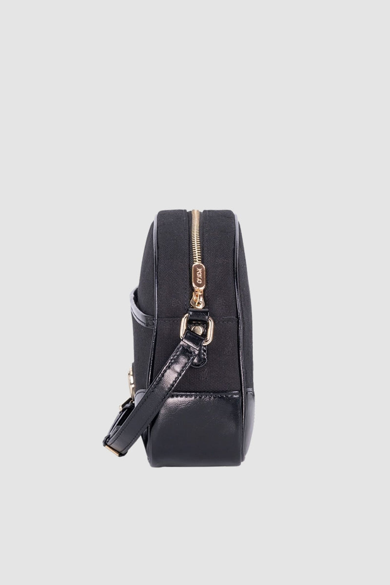Jacquard Sling Bag - Black