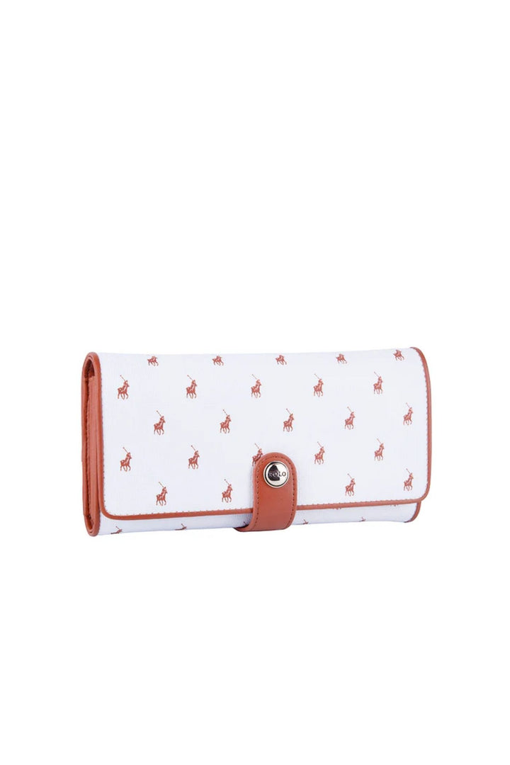 Iconic Trifold Purse - White