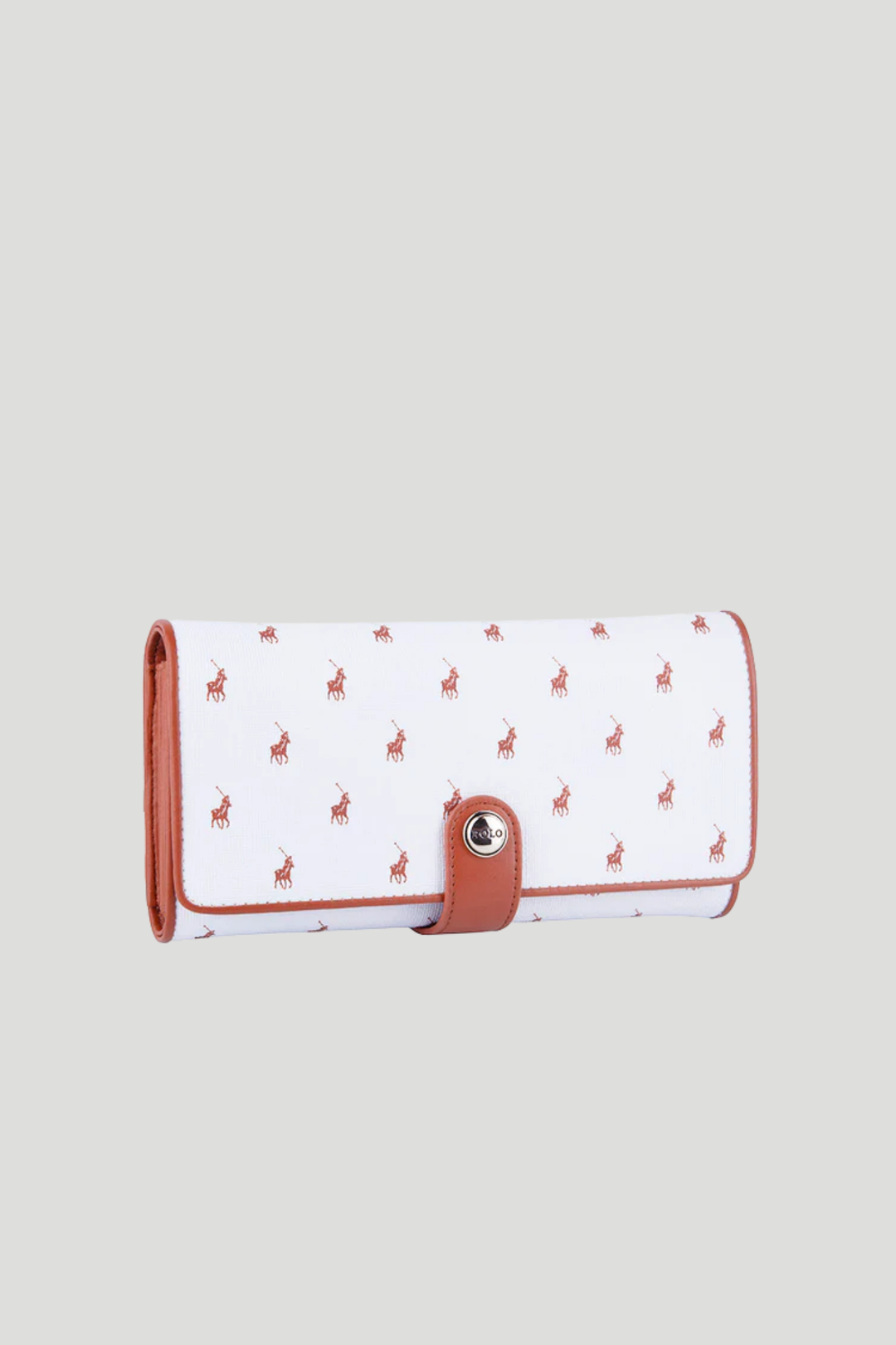 Iconic Trifold Purse - White