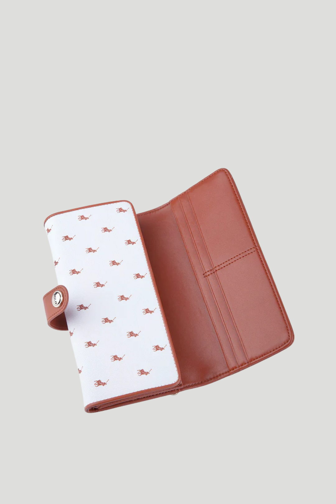 Iconic Trifold Purse - White