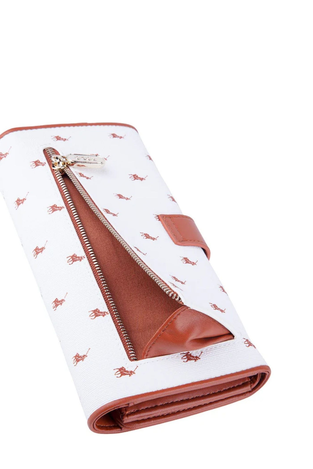 Iconic Trifold Purse - White