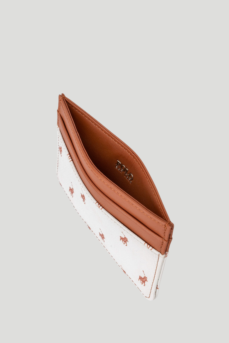 Iconic Small Card Holder - White