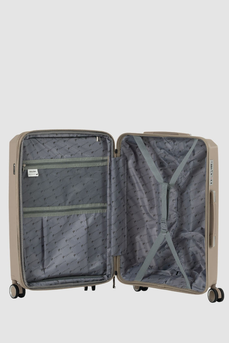 Vector Trolley Spinner Suitcase - Cream