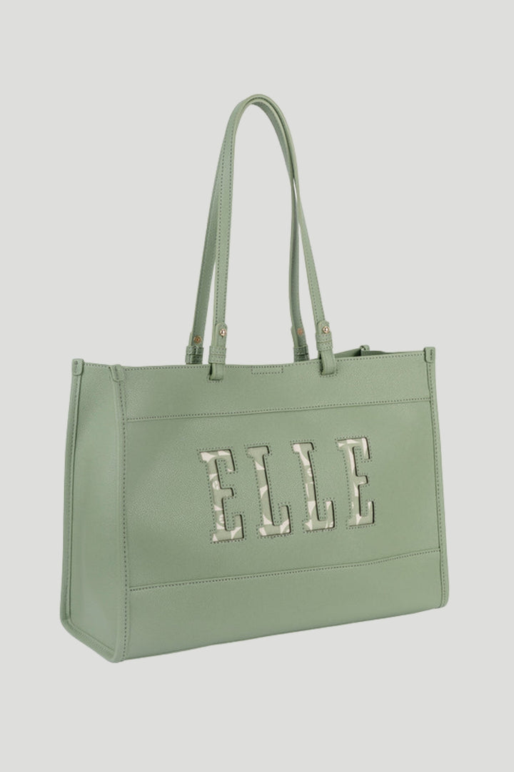 Cutout Tote - Green