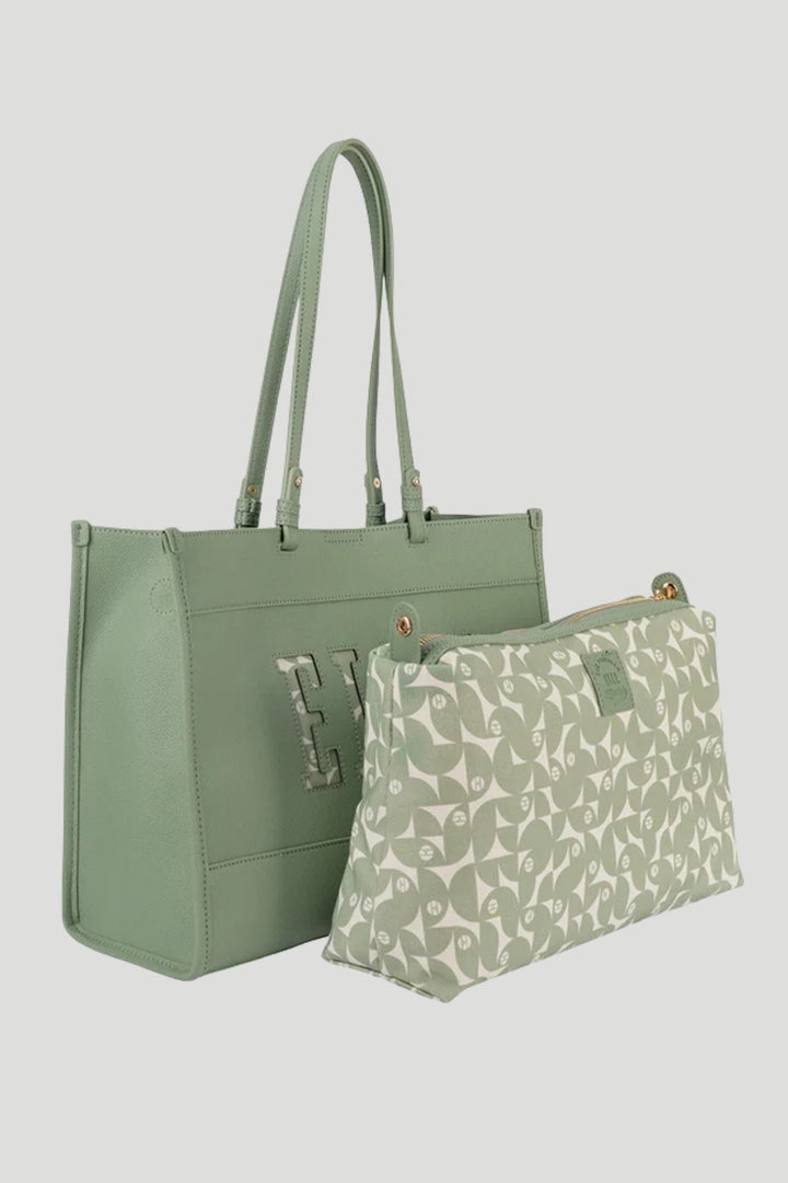 Cutout Tote - Green