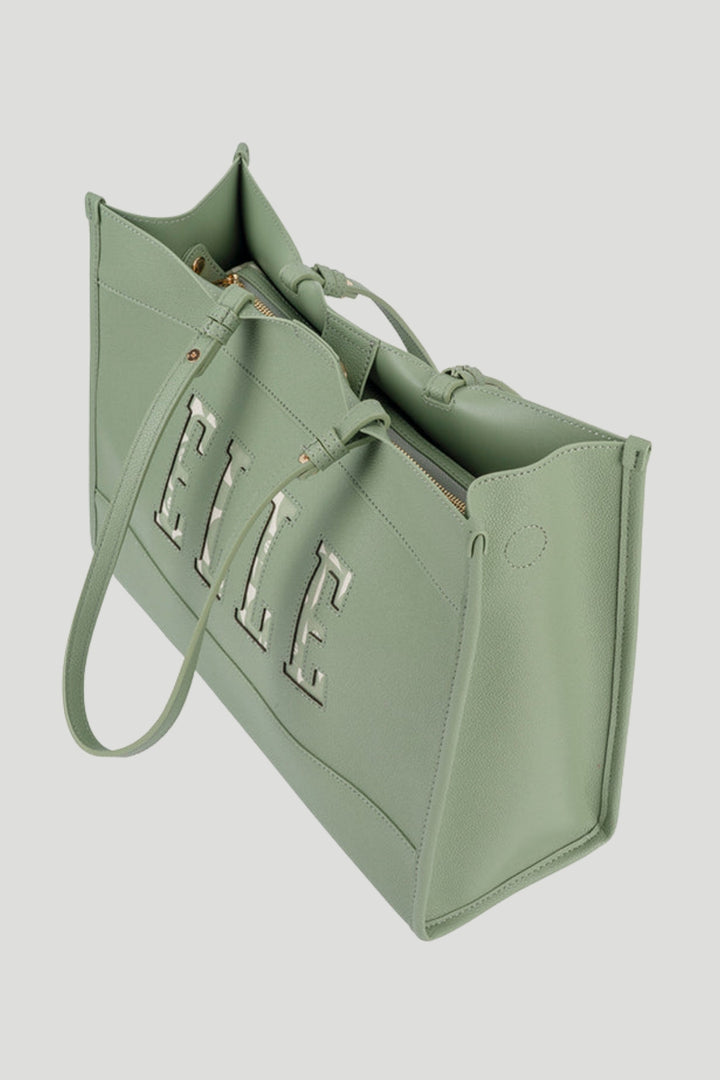 Cutout Tote - Green