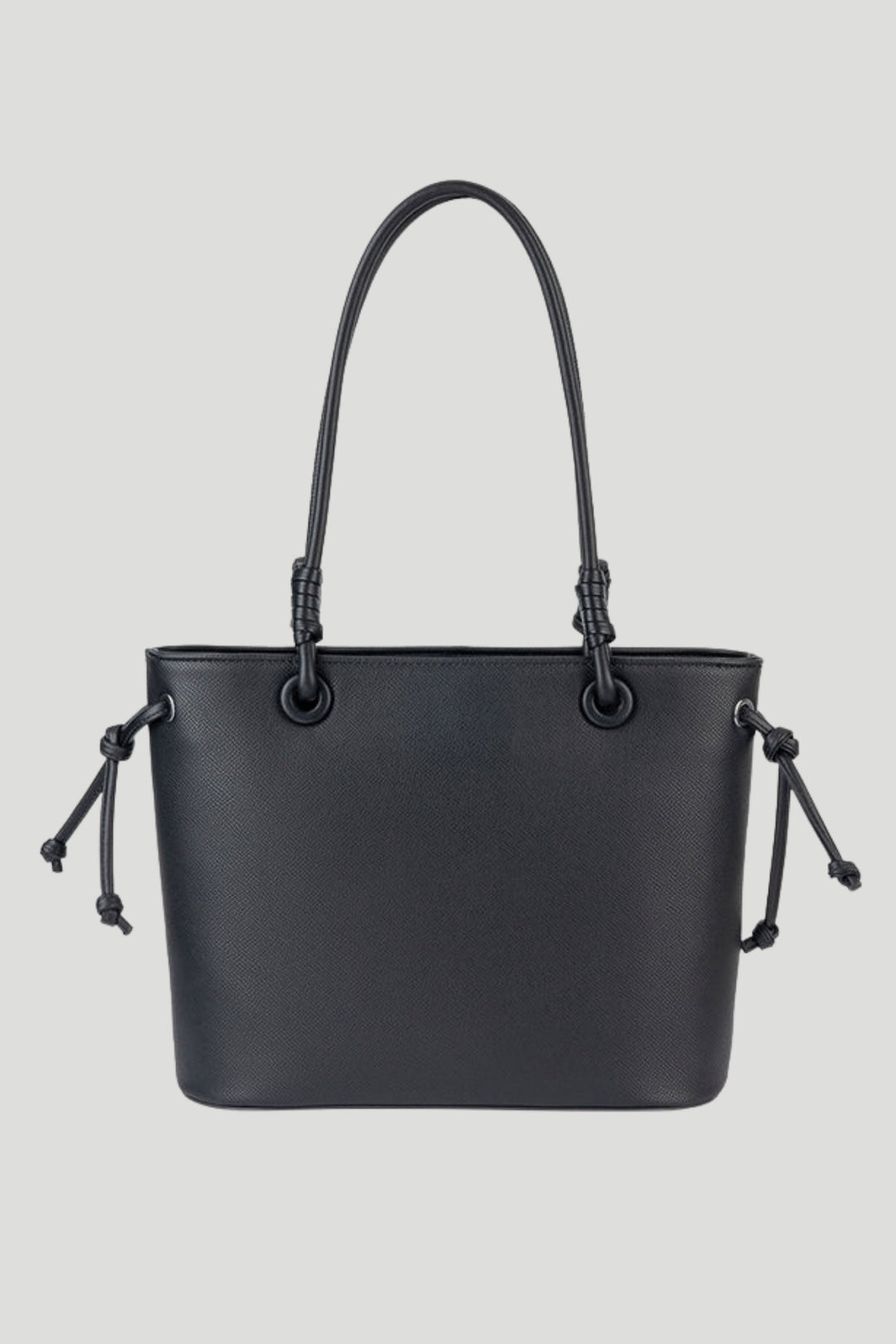 Elle Woven Tote - Black