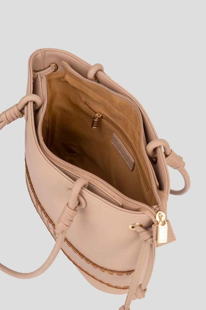 Elle Woven Tote - Beige