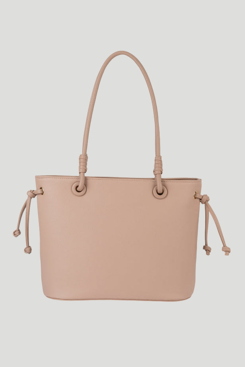 Elle Woven Tote - Beige