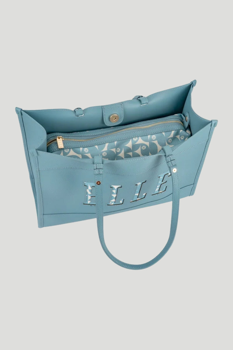 Cutout Tote - Blue