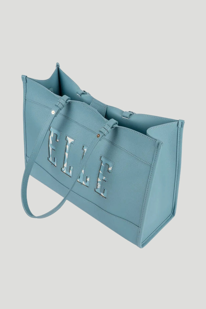 Cutout Tote - Blue