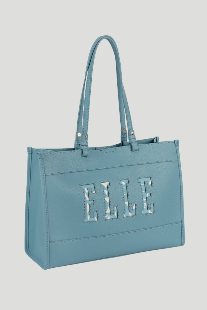Cutout Tote - Blue