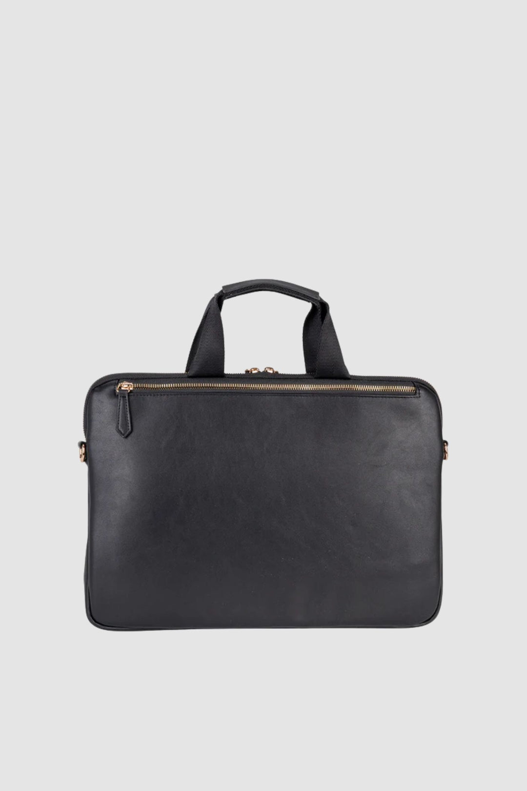Embossed Slimline Laptop Bag - Black