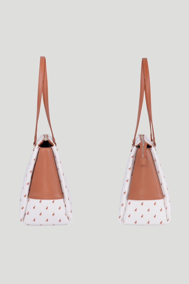 Iconic Mule Shopper Bag - White