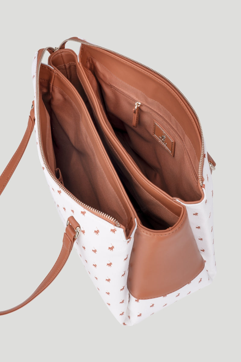 Iconic Mule Shopper Bag - White