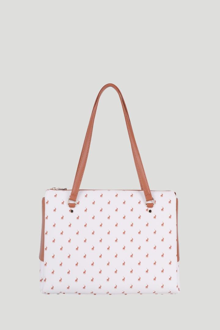 Iconic Mule Shopper Bag - White