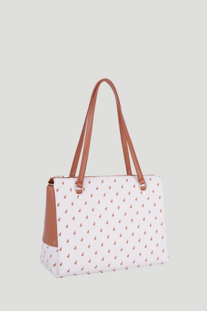 Iconic Mule Shopper Bag - White
