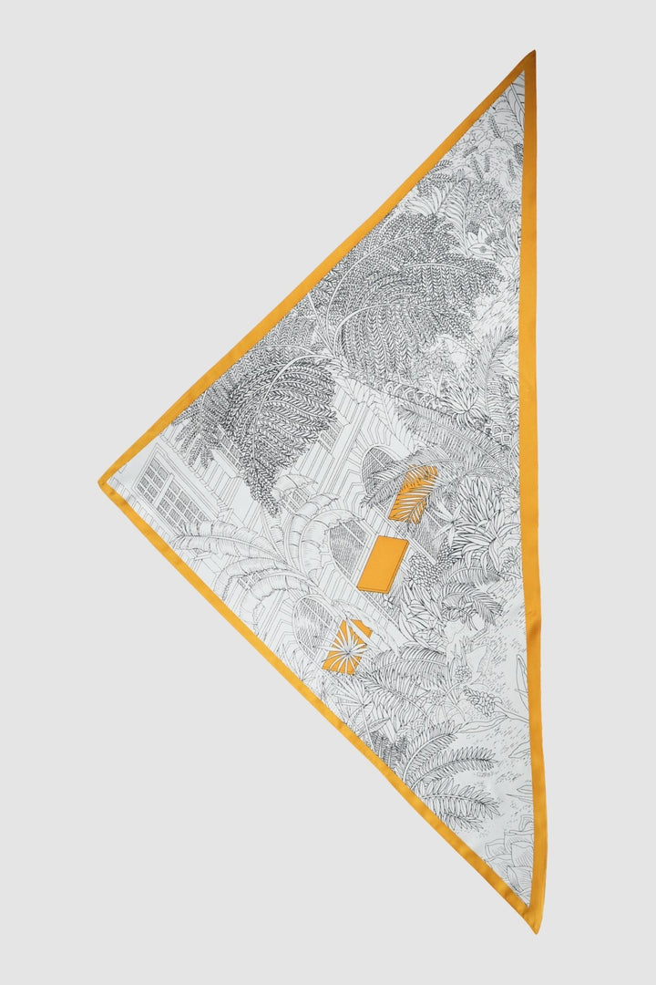 Triangle Neckerchief - The Palms - Mustard