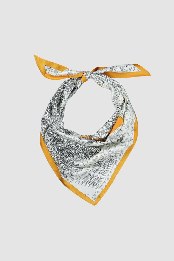 Triangle Neckerchief - The Palms - Mustard