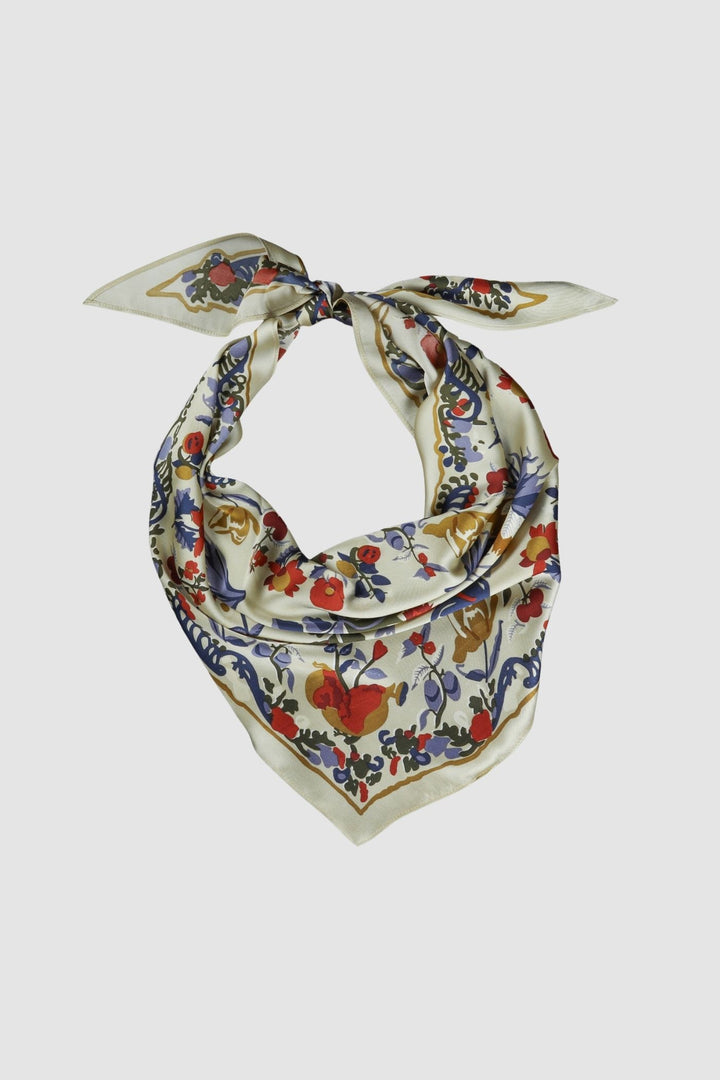 Triangle Neckerchief - Folk Forest - Camel