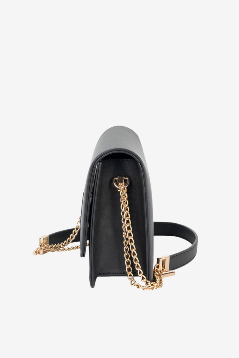 Broadway Flapover Sling Bag - Black