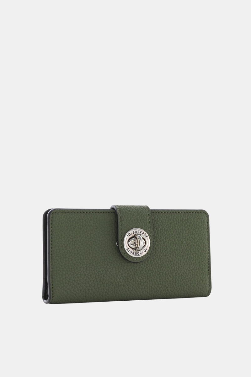 Amelia Turn-Lock Wallet - Olive