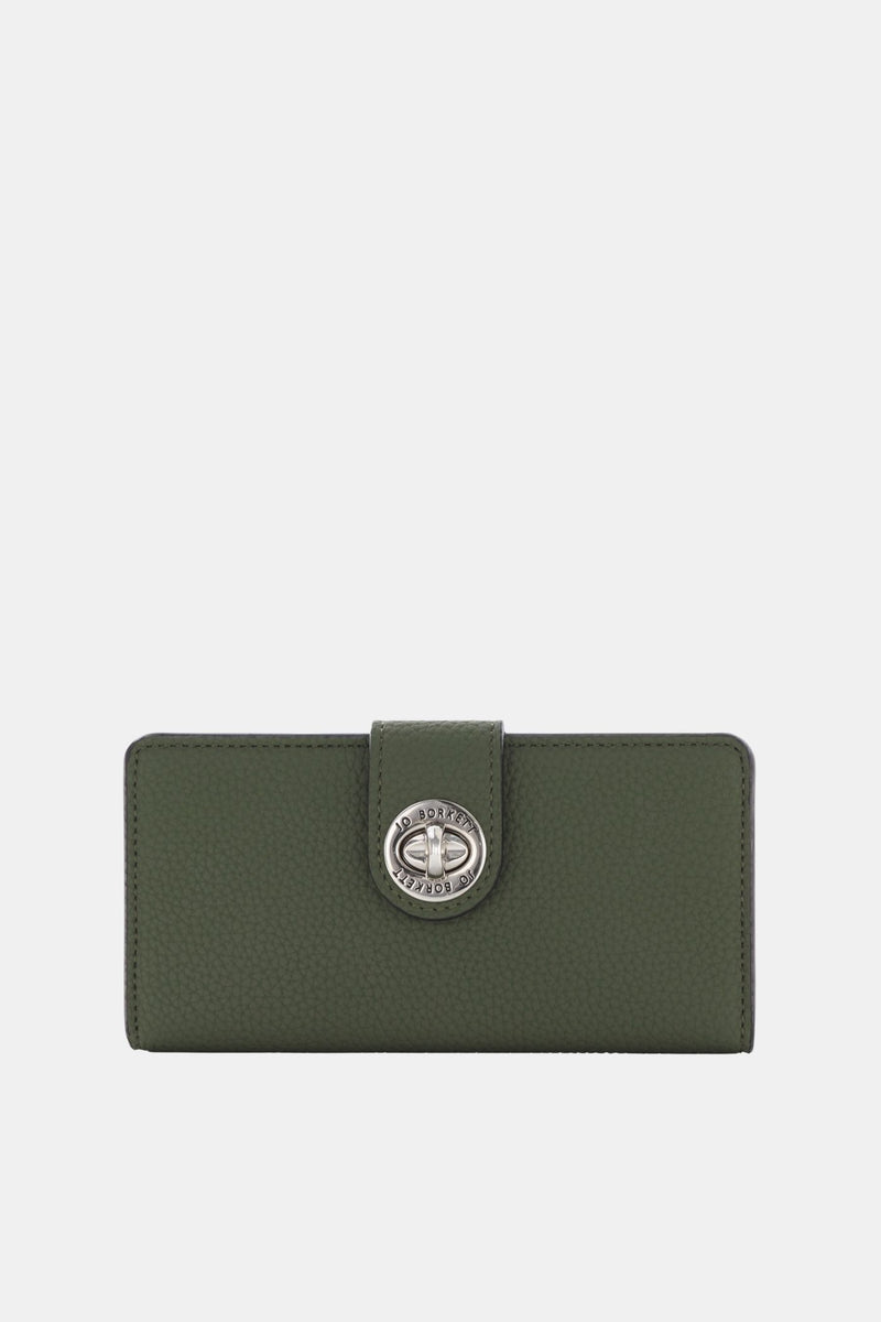 Amelia Turn-Lock Wallet - Olive