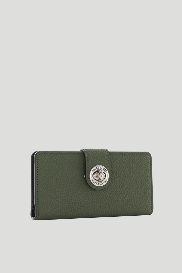 Amelia Turn-Lock Wallet - Olive