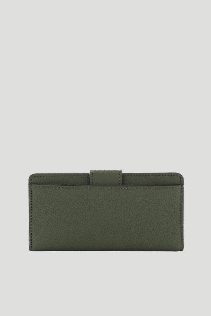 Amelia Turn-Lock Wallet - Olive