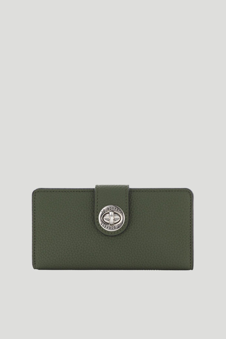 Amelia Turn-Lock Wallet - Olive