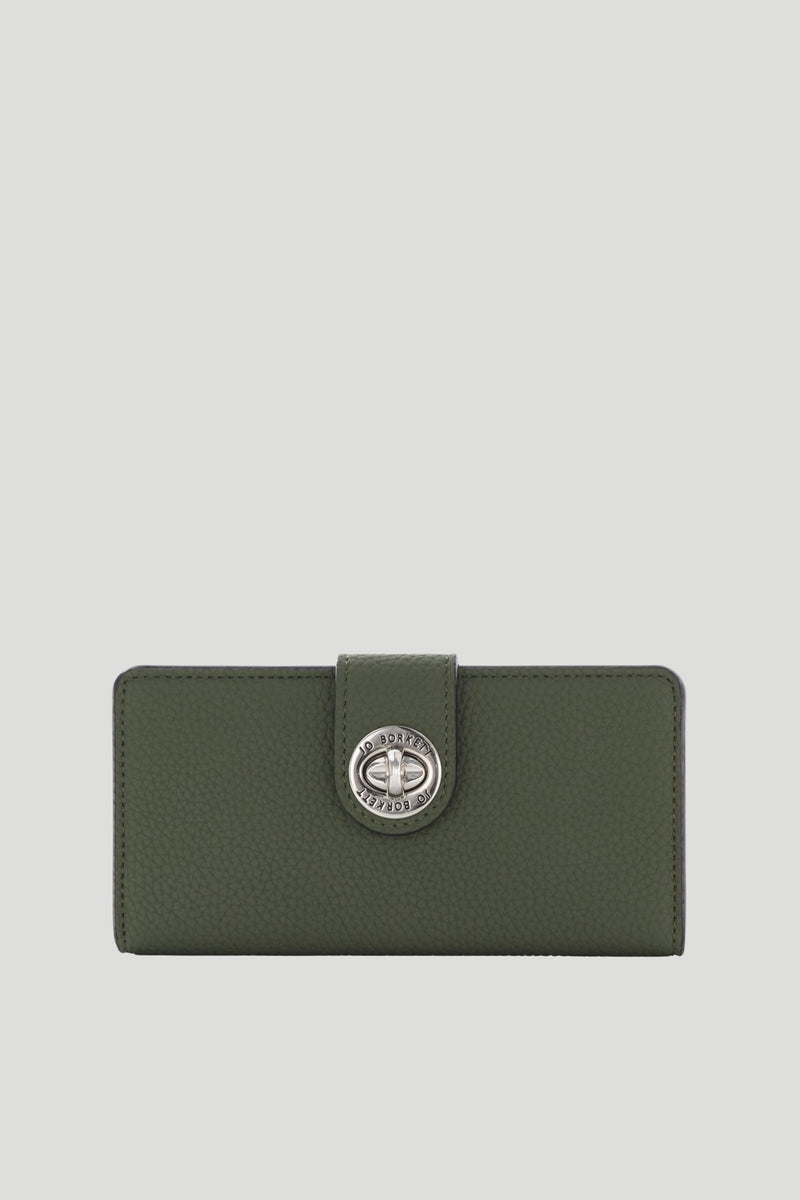 Amelia Turn-Lock Wallet - Olive