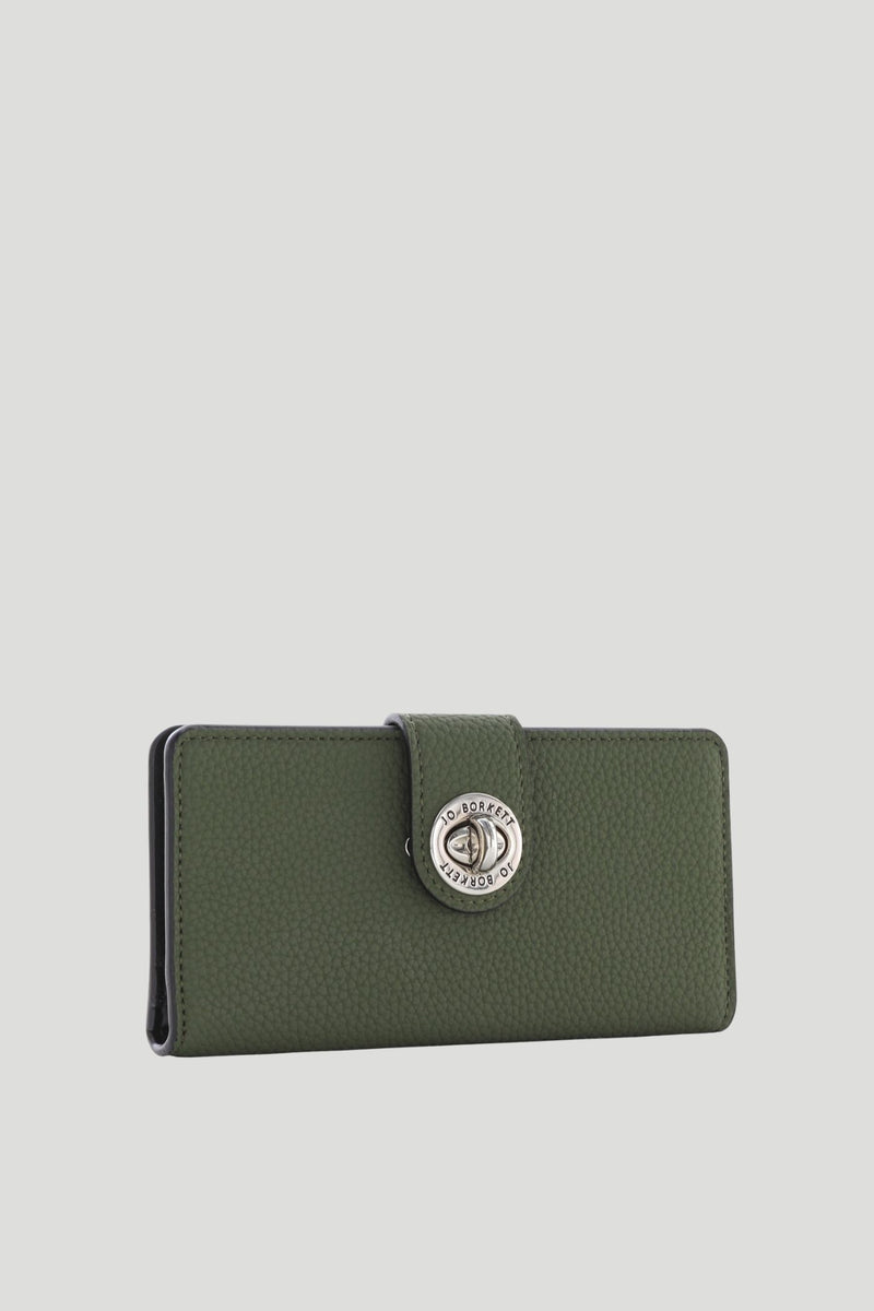 Amelia Turn-Lock Wallet - Olive