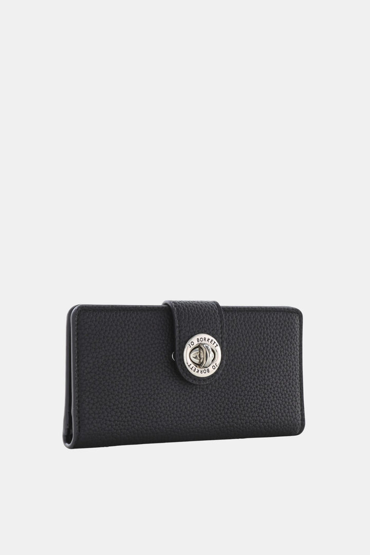 Amelia Turn-Lock Wallet - Black